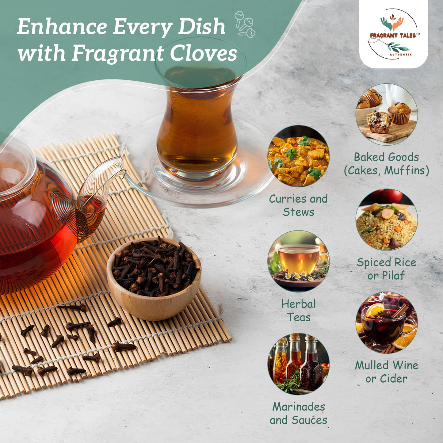 Premium Organic Whole Cloves 5.3 oz (150 grams), Grade Hand Picked, Sourced from a USDA Certified Organic Farm in Sri Lanka