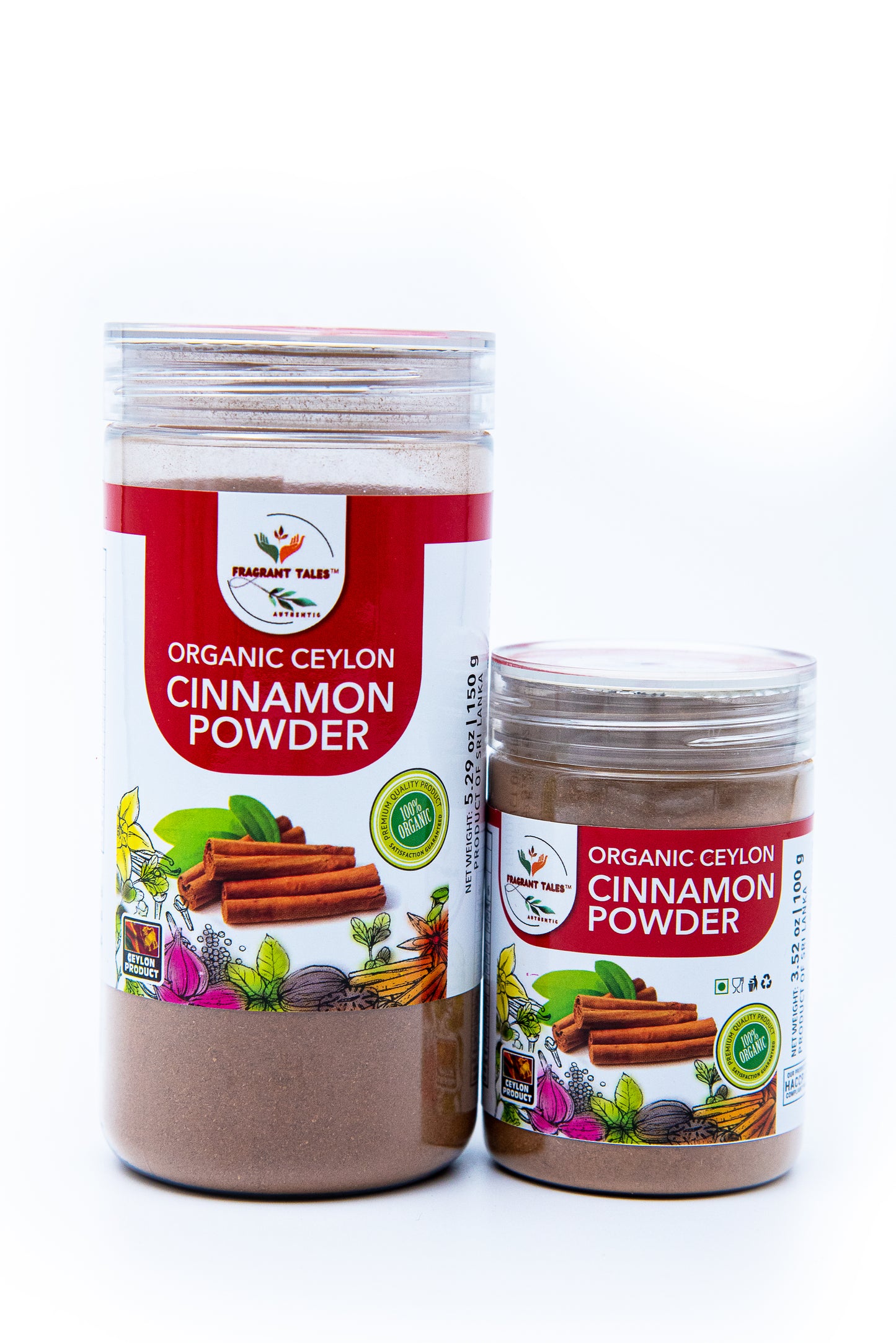 Premium Organic Ceylon Cinnamon Powder, 5.29 oz (150 grams), True Ceylon, USDA Certified, Non-GMO, Gluten-Free, Pure Sri Lankan Cinnamon for Cooking, Baking and Brewing (Copy)