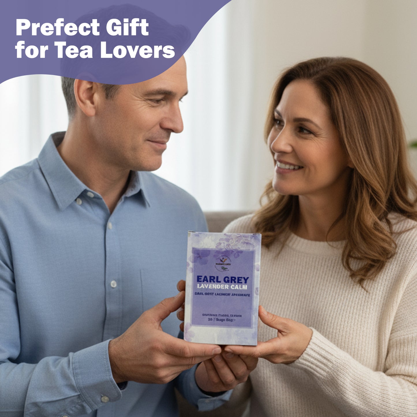Earl Grey Lavender Ceylon Black Tea โ 30 Pyramid Bags | Fragrant Tales | Exquisite Blend of Premium Ceylon Black Tea, Bergamot & Lavender | Aromatic, Smooth & Calming | 60g