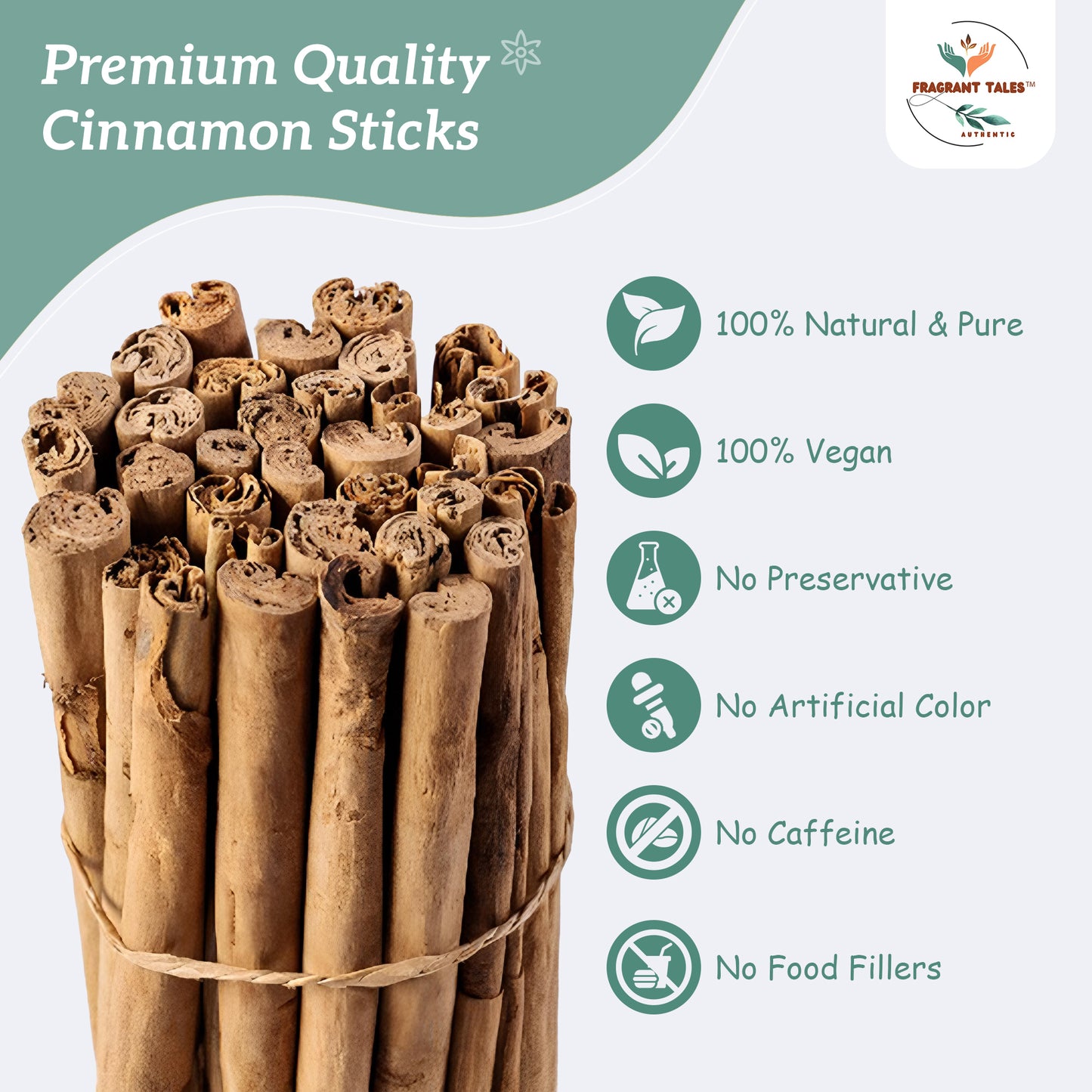 Premium Organic Ceylon Cinnamon Sticks - 2 oz (56g), Grade Alba, (4" cut 20 to 24 sticks) True Ceylon, USDA Certified, Non-GMO, Gluten-Free, Pure Sri Lankan Cinnamon for Cooking, Baking and Brewing.