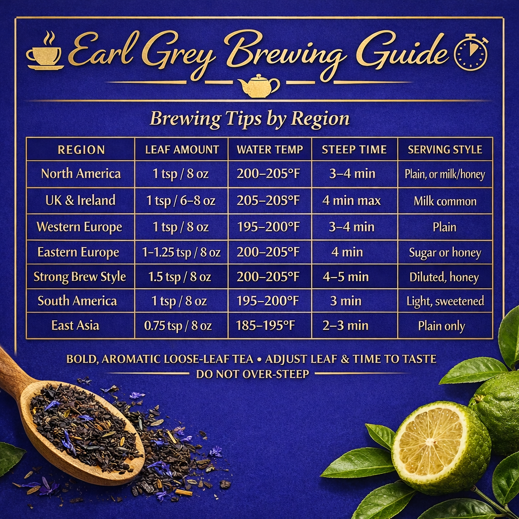 Fragrant Tales Earl Grey Black Tea | Premium Ceylon Loose Leaf Tea with Natural Bergamot Aroma | 1LB (454g) Freshly Packed in Resealable Pouch